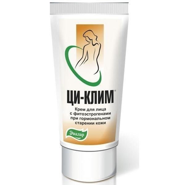 TSI-KLIM KÜPSELE NAHALE FÜTOESTROGEENIDEGA NÄOKREEM  40+ 50g EVALAR 