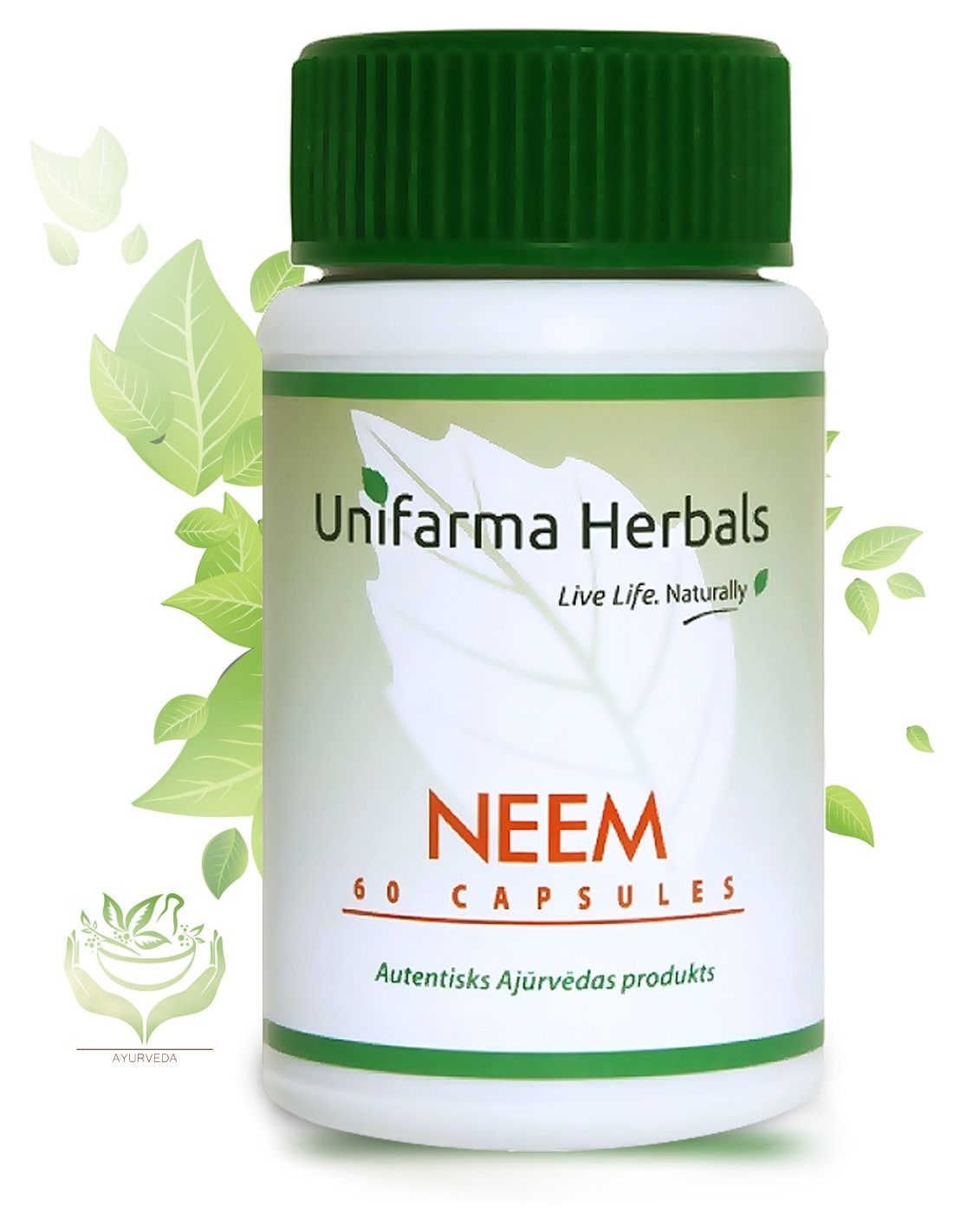 UNIFARMA HERBALS NEEM KAPSLID N60