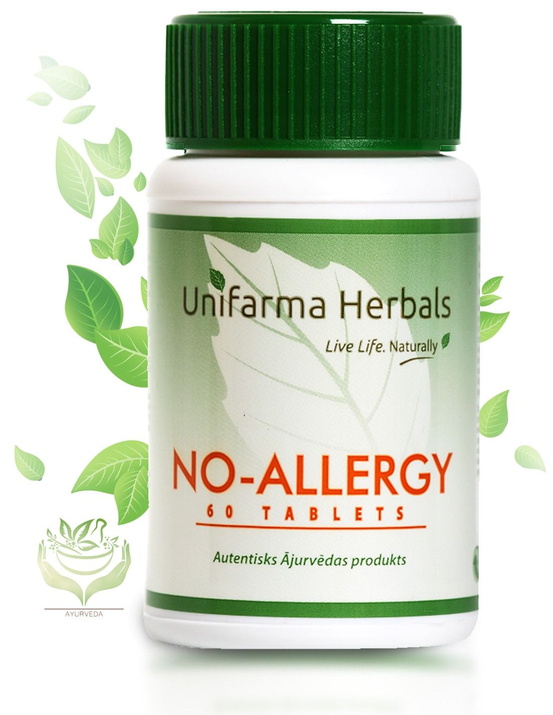 UNIFARMA HERBALS NO-ALLERGY TABLETID N60
