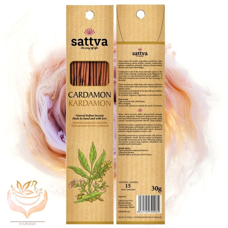 VIIRUKIPULGAD  KARDEMONI  LÕHNAGA 30G (15 TK) SATTVA
