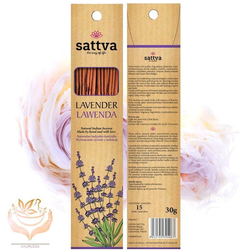 VIIRUKIPULGAD LAVENDLI LÕHNAGA  30G (15 TK)SATTVA