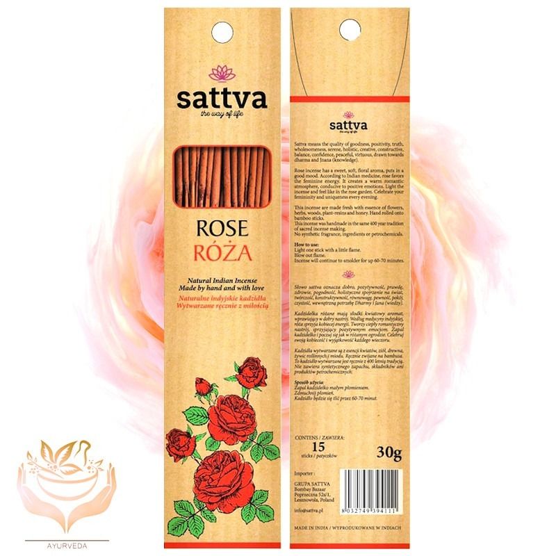 VIIRUKIPULGAD ROOSI LÕHNAGA  30G (15 TK) SATTVA