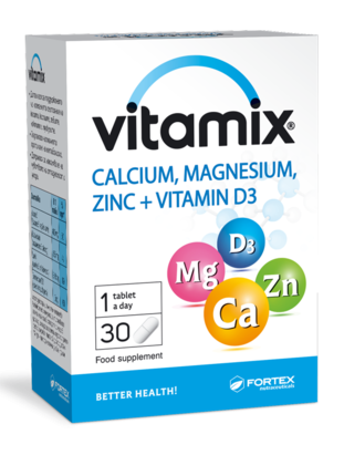 Vitamix kaltsiid, magneesium, tsink N 30 Fortex