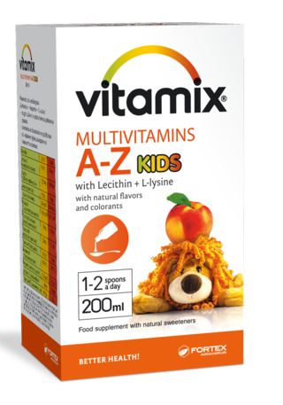 Vitamix multivitamiinid lastele A-Z 200 ml Fortex