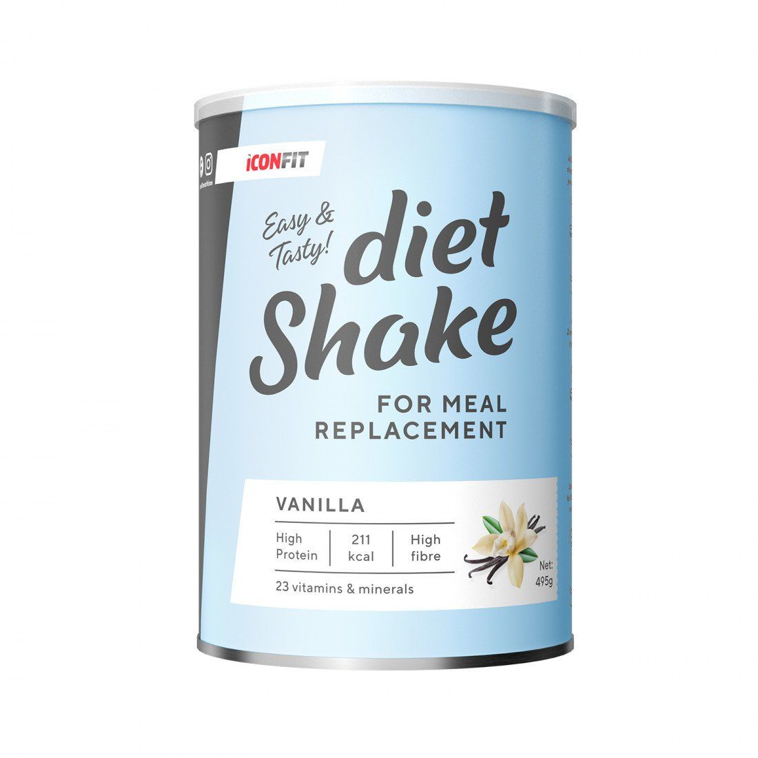 DIEETKOKTEIL VANILJEMAITSELINE 495 G ICONFIT