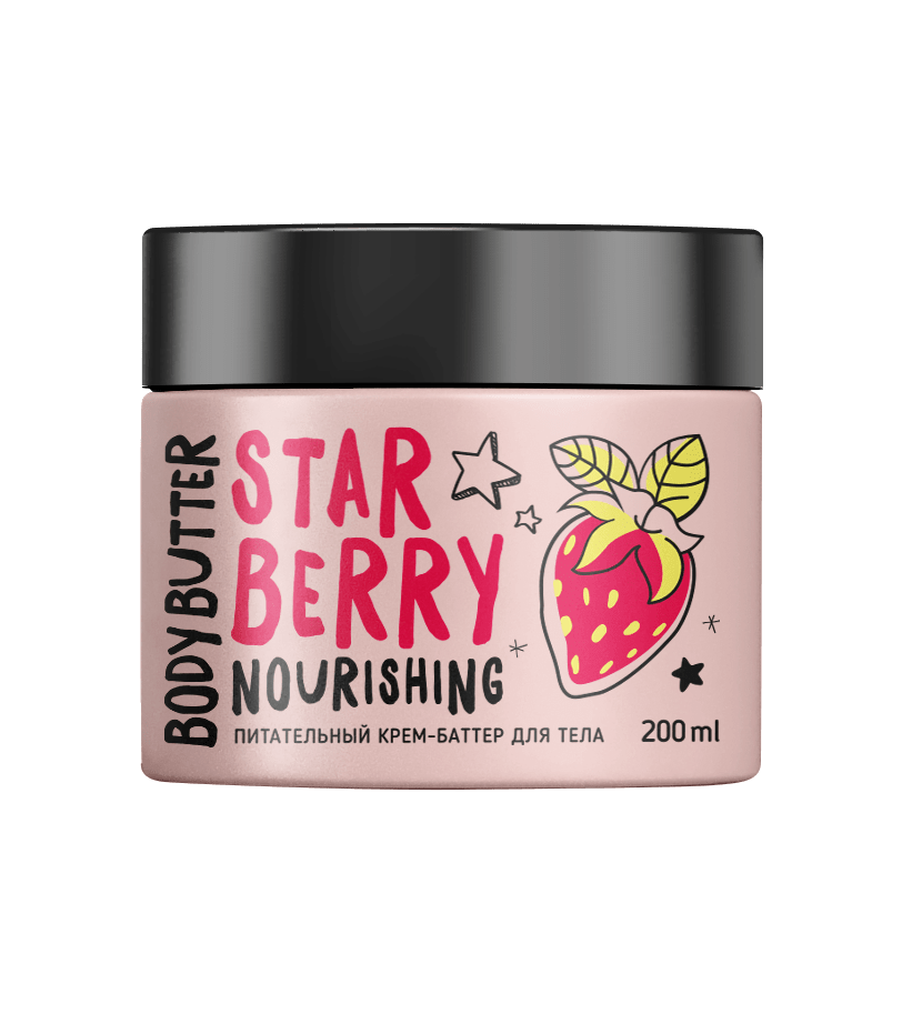 MONO LOVE BIO STAR BERRY (MAASIKAS+KAKAOÕLI) TOITEV KREEM-BATTER KEHALE 200ML - Gridem