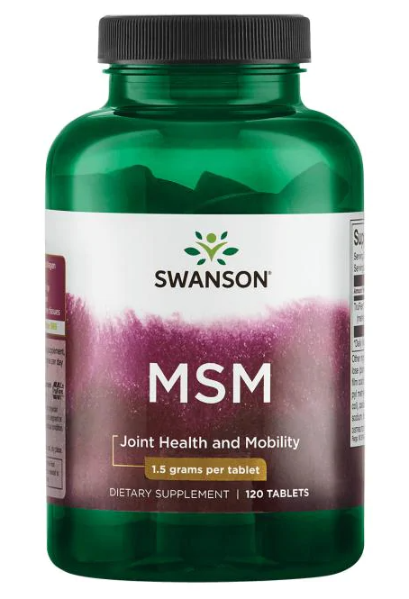 MSM (METÜÜLSULFONÜÜLMETAAN) TABLETID N120 - SWANSON 