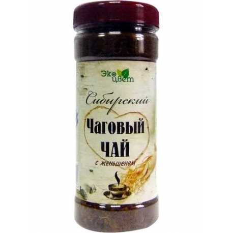 MUST PÄÄSIKU SIBERI ŽENŠENNIGA TEE 90G ( chaga + zhenshen )(чага+женьшень)