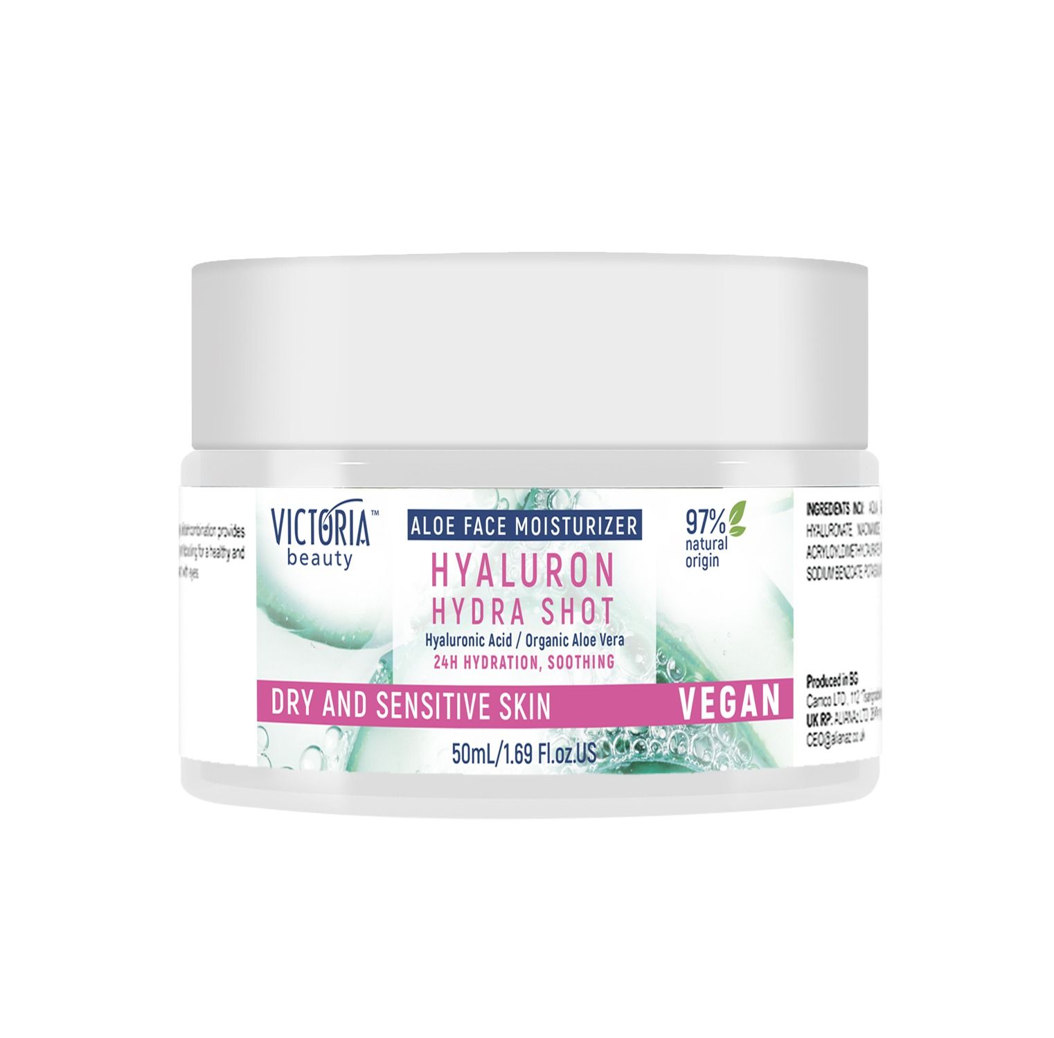 NÄOKREEM HÜALUROONE HYDRA SHOT 50ML VICTORIA BEAUTY