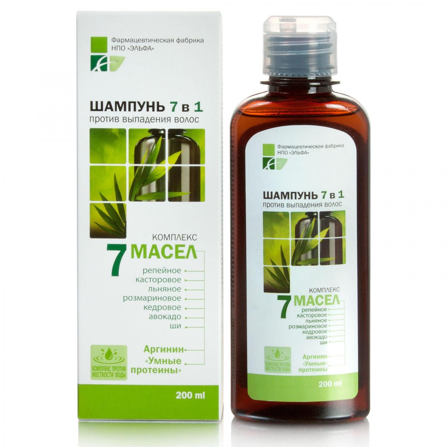 ŠAMPOON 7 ÕLI ELFA PHARM 200ML 