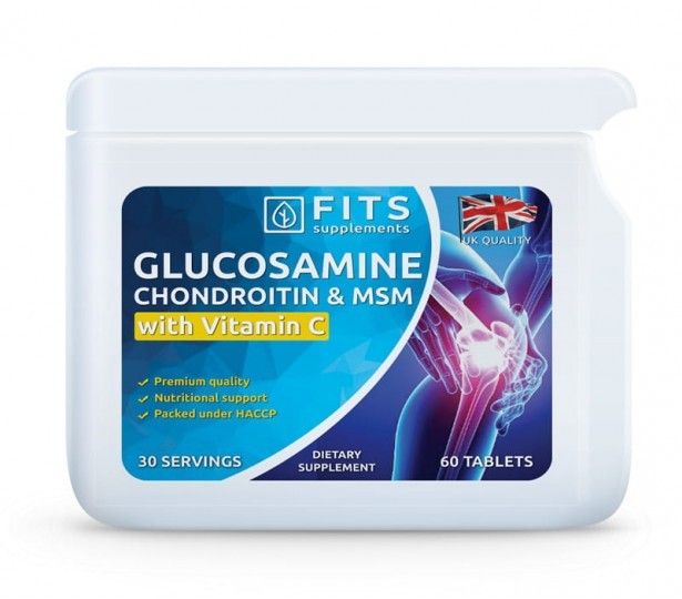 FITS  Glükoosamiin + Kondroitiin + MSM  60tk