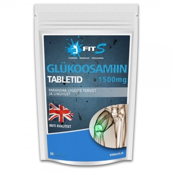 Glükoosamiinsulfaat 2KCL tabl. 1500mg 60tk