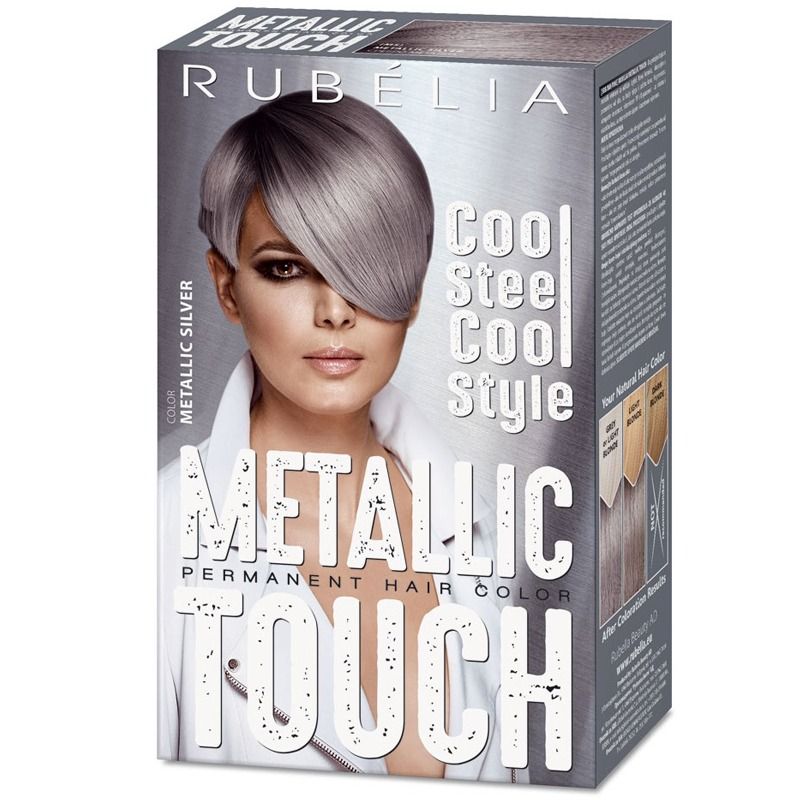 RUBELLA METALLIC JUUKSEVÄRV SILVER BLONDE (SILVER)  100 ML