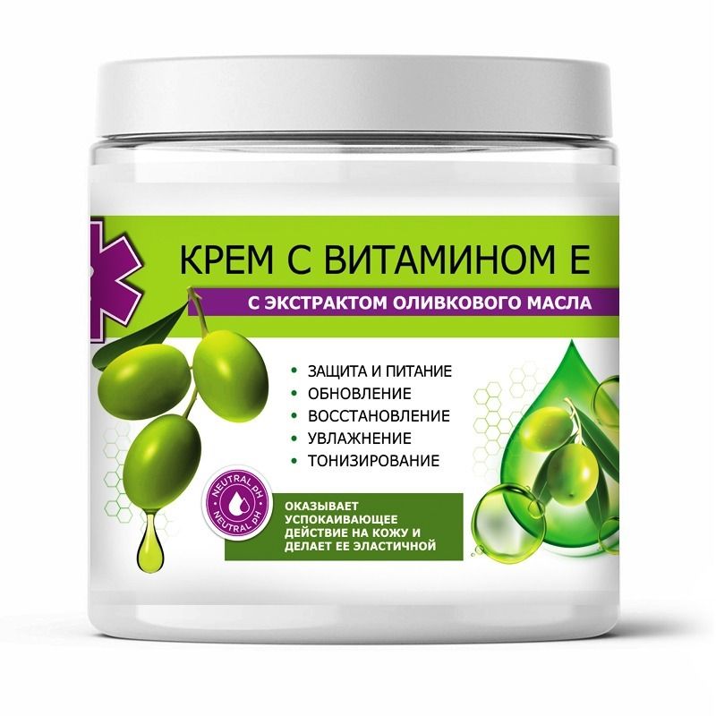 CREVIL KEHAKREEM OLIIVÕLI JA E-VITAMIINIGA 250 ML VITATEKA