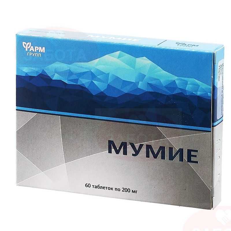 MUMIO TABLETID 200MG N60 - FARMGRUPP