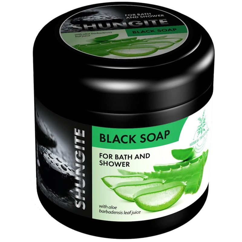 MUST VANNI- JA DUŠISEEP ŠUNGIIDIGA  500 G 