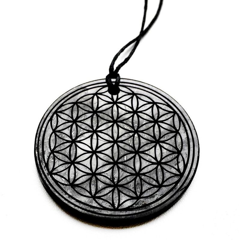 Ripats "Ring" šungiidist graveeringuga "Elulill" 40 mm