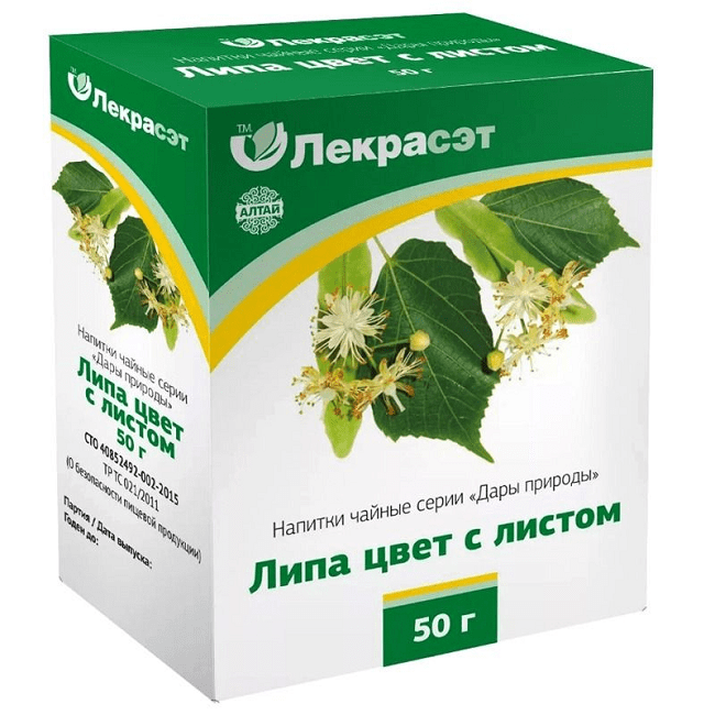 "LEKRASET" Pärnaõied lehega 50 g
