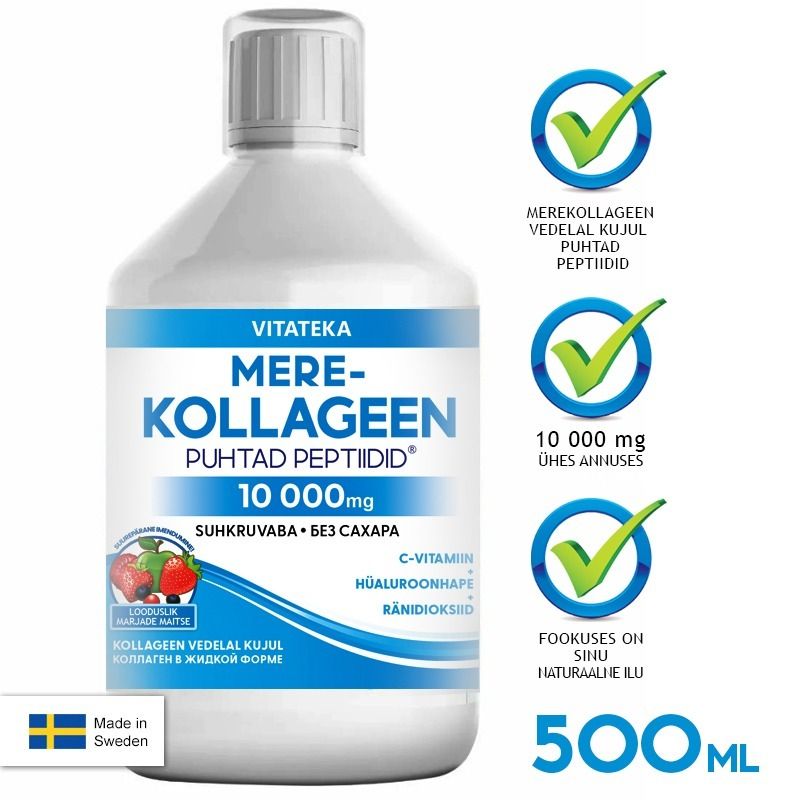 Collagen 10000 mg (marine) Sugar Free 500 ml - VITATEKA - 1210