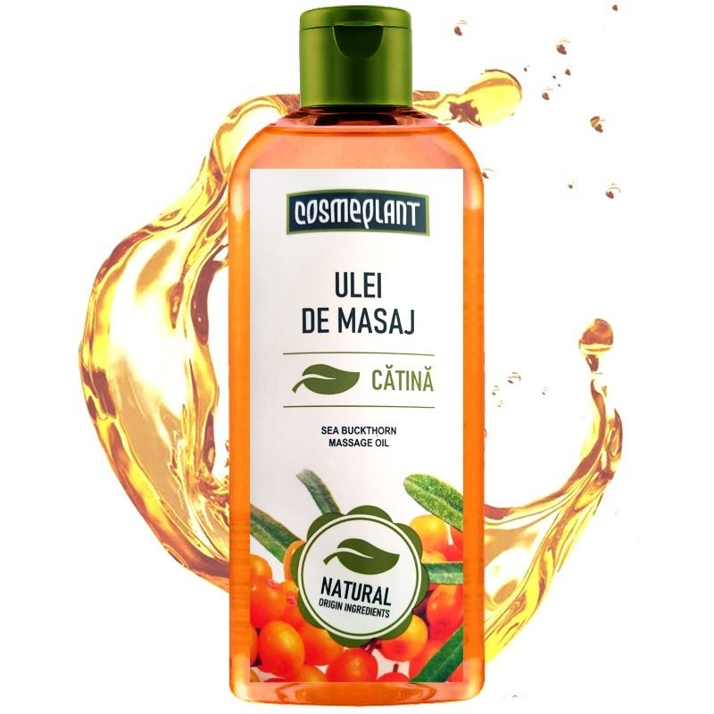 Massaažiõli astelpajumahlaga Cosmeplant, 200 ml