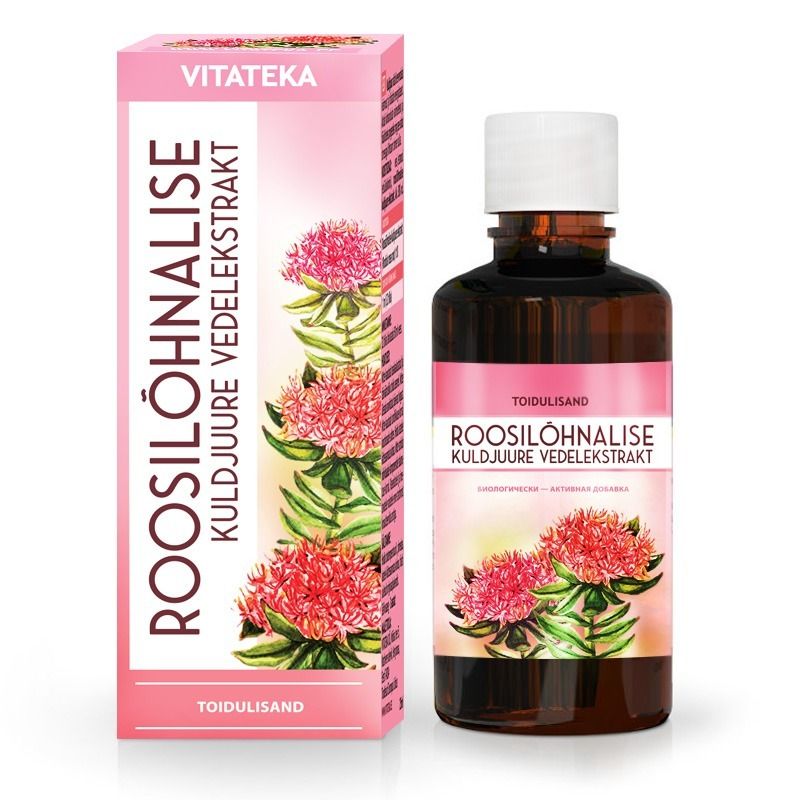 ROOSILÕHNALISE KULDJUURE VEDELEKSTRAKT 25ML VITATEKA