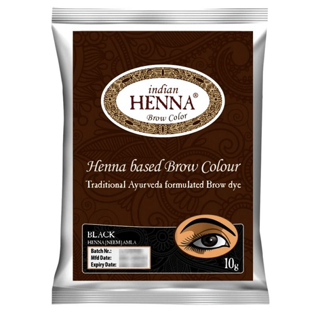 "INDIAN HENNA" Kulmukarvadele Must 10 g