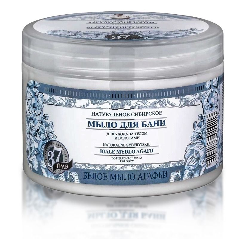 "AGAFIA LILLE ÜRDID JA KOGUMIKUD" Naturaalne VALGE saunaseep 500 ml