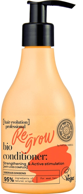 "Hair Evolution"  Juuksepalsam kasv ja tugevdamine "RE-GROW", 245 ml