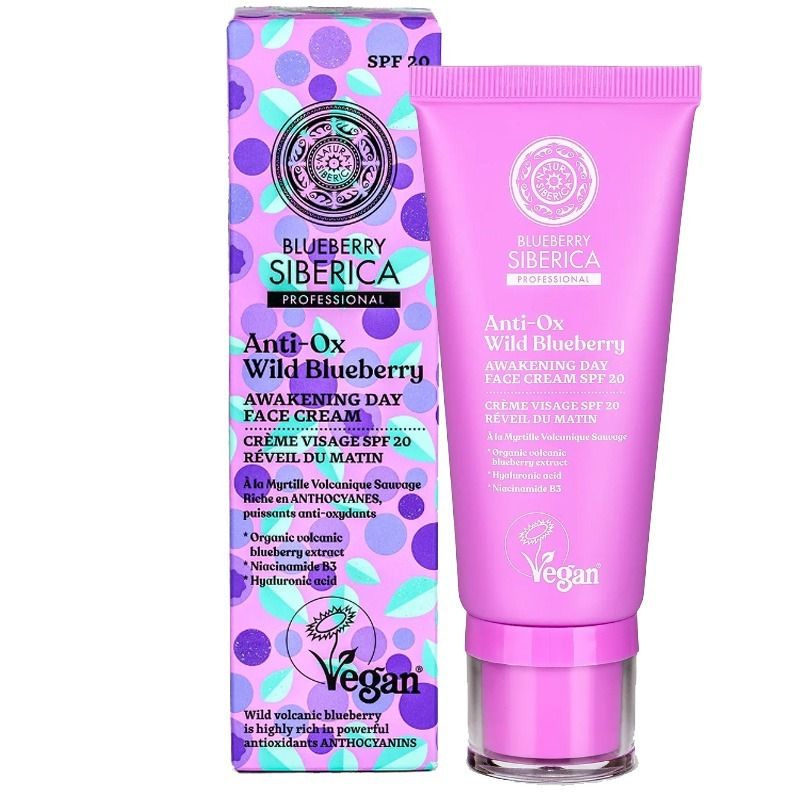 "Blueberry Siberica" Ergutav päevakreem näole 20 SPF , 50 ml