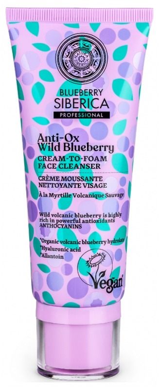 "Blueberry Siberica" Kreemvahu näopesugeel õrn puhastav 100 ml