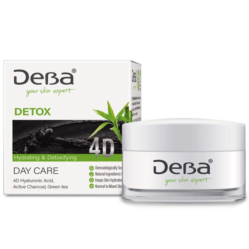 Päevakreem näole normaalsele ja kombineeritud nahale 50ml - DeBa DETOX