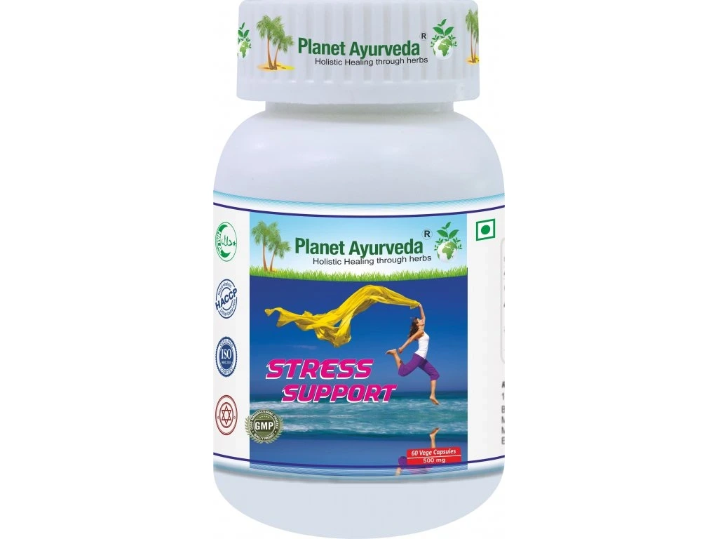 "PLANET AYURVEDA" Stress Support kapslid N60 