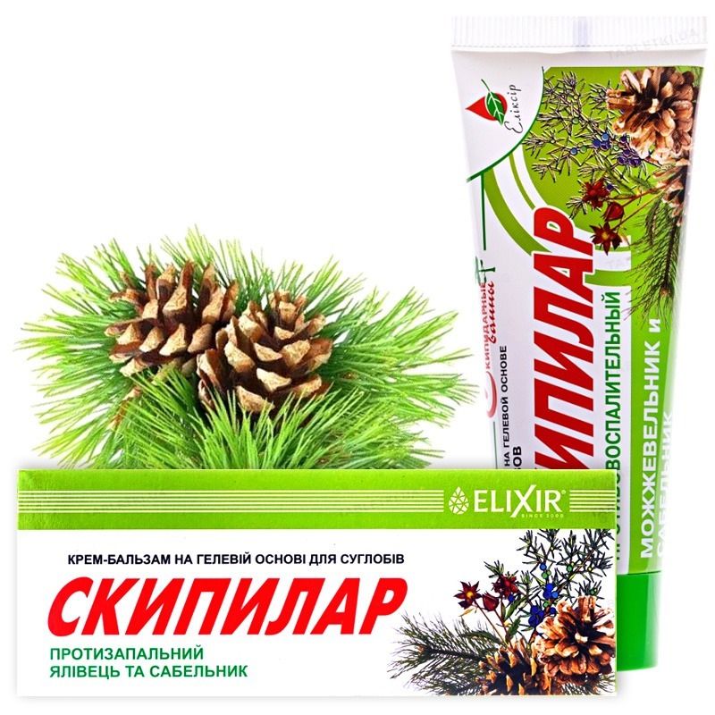 "ELIXIR" Geelipõhine kreem-palsam liigestele "Skipilar", 75 ml 