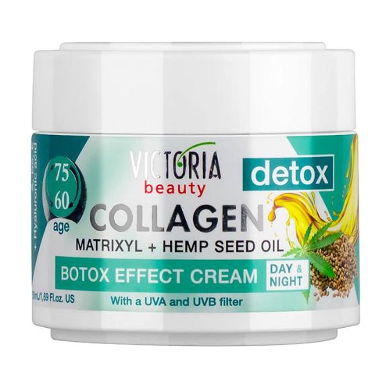 "Victoria Beauty" Kollageenbotox koos matryxiliga ja kanepiõliga 60-75-aastastele 50 ml
