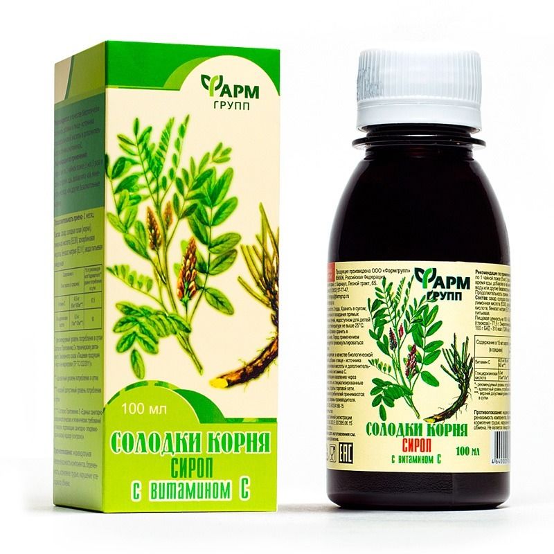 LAGRITSAJUURE SIIRUP C-VITAMIINIGA 100ML - FARMGRUPP