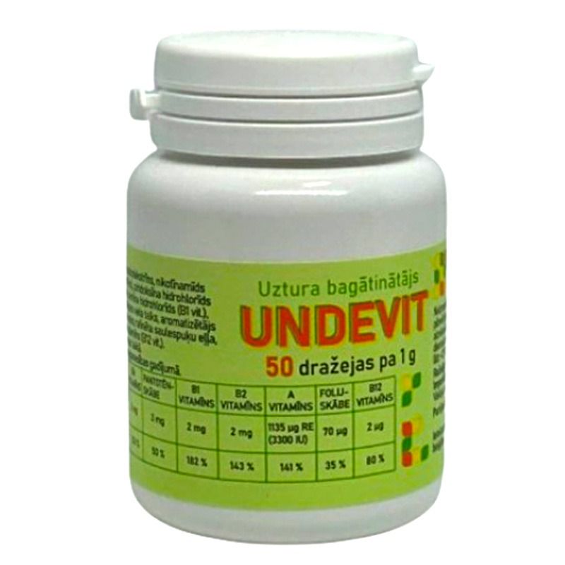 Undevit dražeed 50 tk - Violaherb