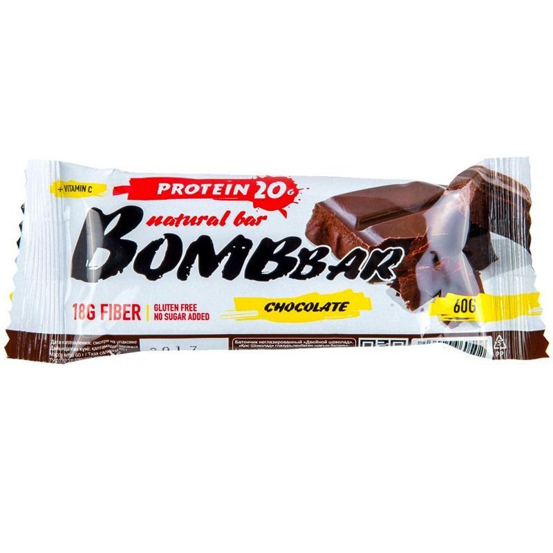 BOMBBAR Šokolaadi proteiinibatoon, 60 g