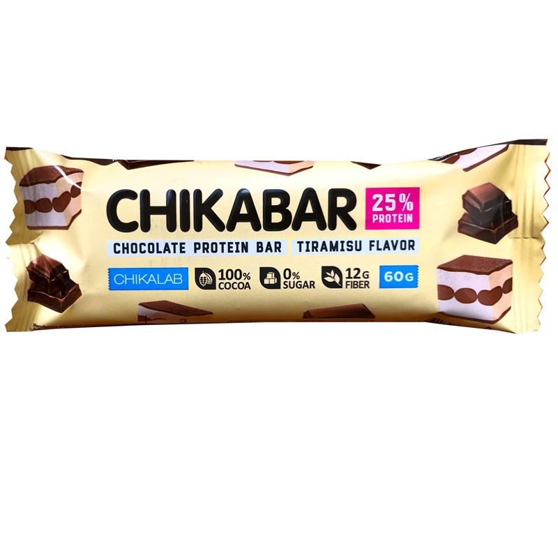 CHIKALAB Chikabar Glasuuritud batoon "Tiramisu"  60g