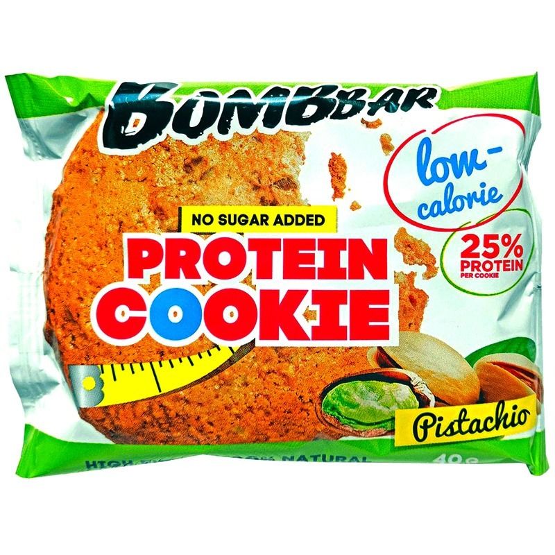 Протеиновое печенье Bombbar Фисташка 40 г