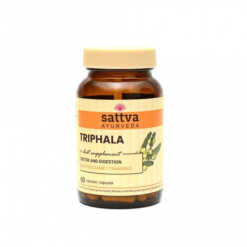 "Sattva" Toidulisand Triphala: amalaki, bibhitaki ja haritaki puuvilju N60