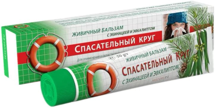 Palsam kehale “Päästerõngas”, Eukalüptiga (külmetuse puhul ) 50 g n 063 - Dr.Retter