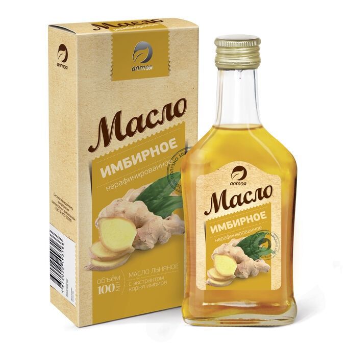 "Alteja"  Linaseemneõli ingverijuure ekstraktiga "INGVER", 100 ml