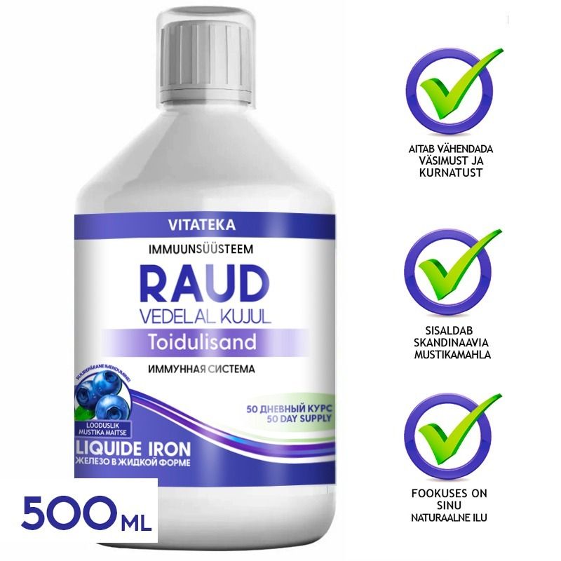 Raud vedelal kujul 500 ml VITATEKA