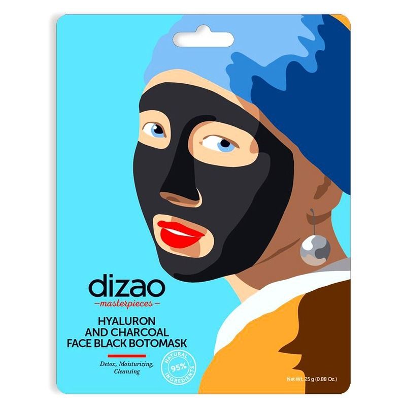 "DIZAO" BOTOMASK MUST NÄOLE "Hüaluroon ja süsi", 25g