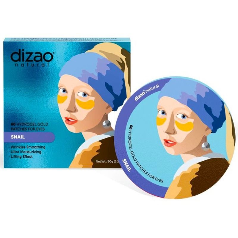 "DIZAO" Hüdrogeelsed silmapadjad kuldne "TIGU", 60 tk. 
