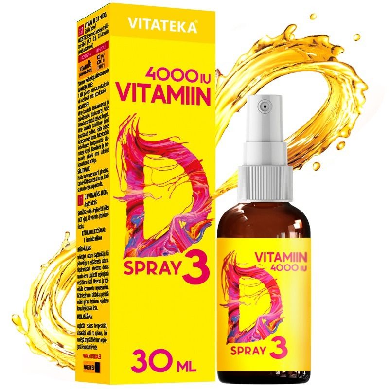 Vitamin D3 Sprei 30ml 4000IU  Vitateka