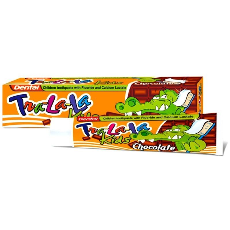 "DENTAL TRA-LA-LA" LASTE HAMBAPASTA "ŠOKOLAAD", 50ml