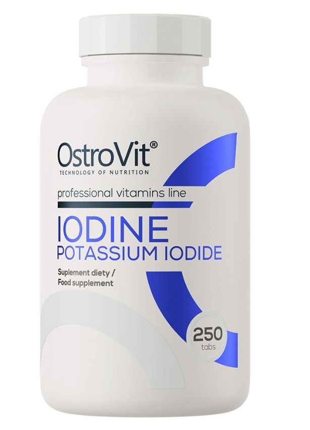 "OstroVit" TOIDULISAND JOOD KAALIUMJODIID, TABLETID 250 TK. 