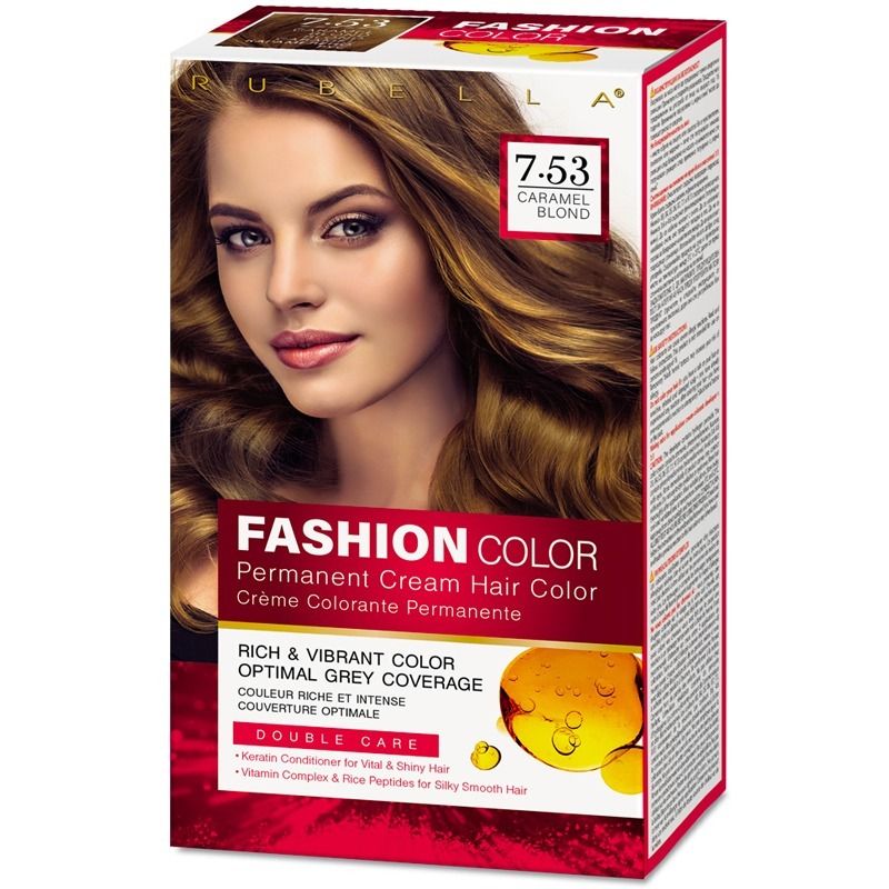 "RUBELLA" FASHION JUUKSEVÄRV CARAMEL BLOND 7.53, 115 ml
