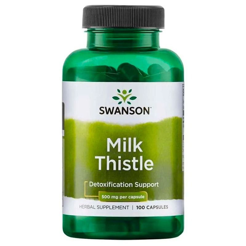 "SWANSON" TOIDULISAND FULL SPECTRUM MILK THITLE 500MG, KAPSLID 100 TK.